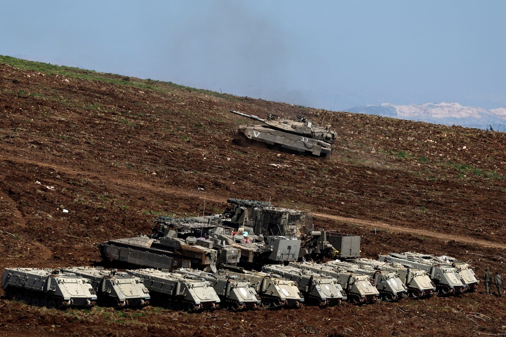 Tanques de guerra israelenses