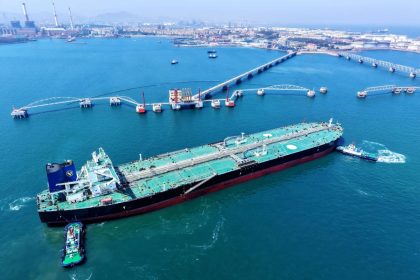 Navio Petroleiro na China