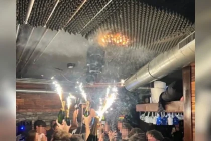 Incendio em bar na Suíça