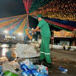 Serviço de limpeza no São João de CG