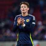 Scott Mctominay foi defenderá a Escócia na Copa do Mundo 2026